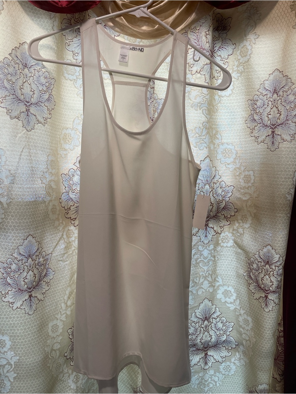 Abound Cream Racerback Slip Dress